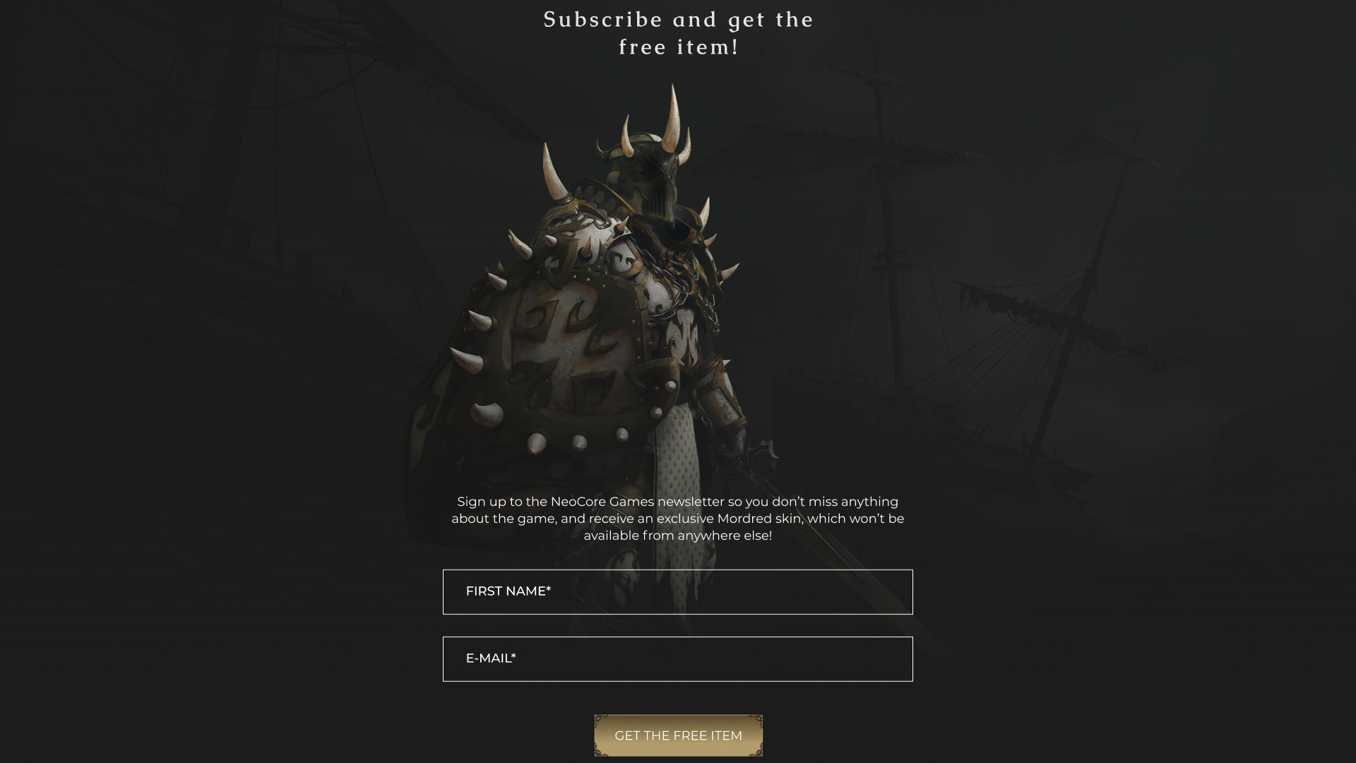 Newsletter section