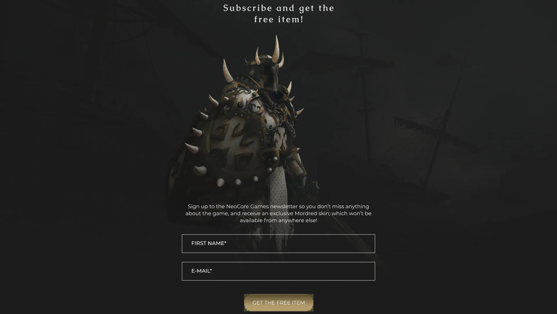 Newsletter section