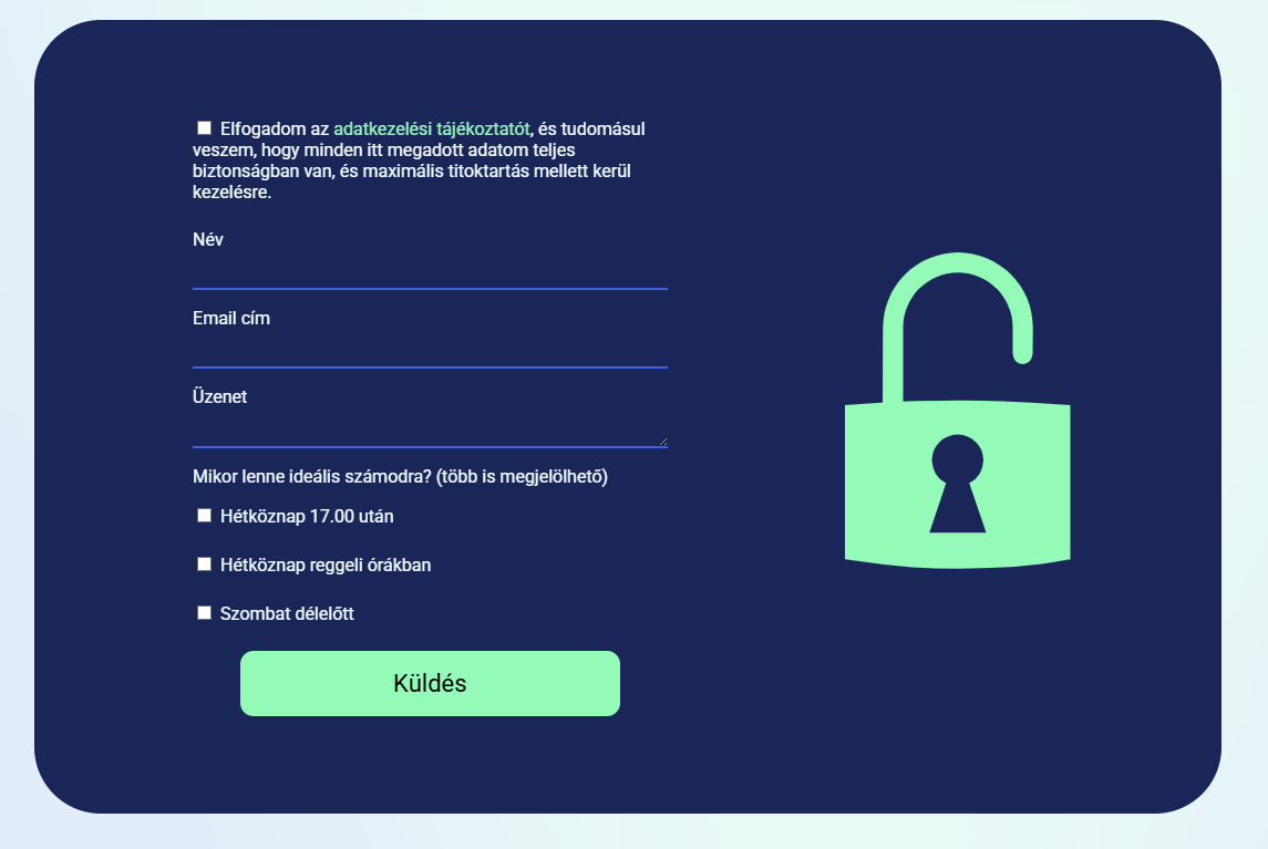 Contact form from pszich.online